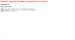 Desktop Screenshot of internationalpranichealing.com